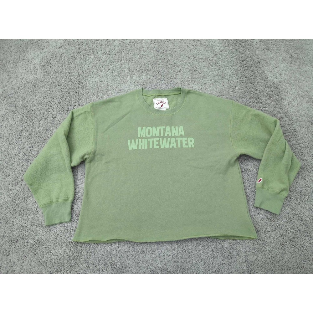 Montana Whitewater Pullover Womens Large Sweatshirt League Green